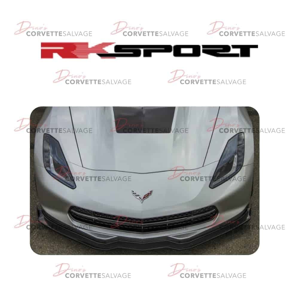 C7 New RKSport Fiberglass Front Splitter 2014-2019