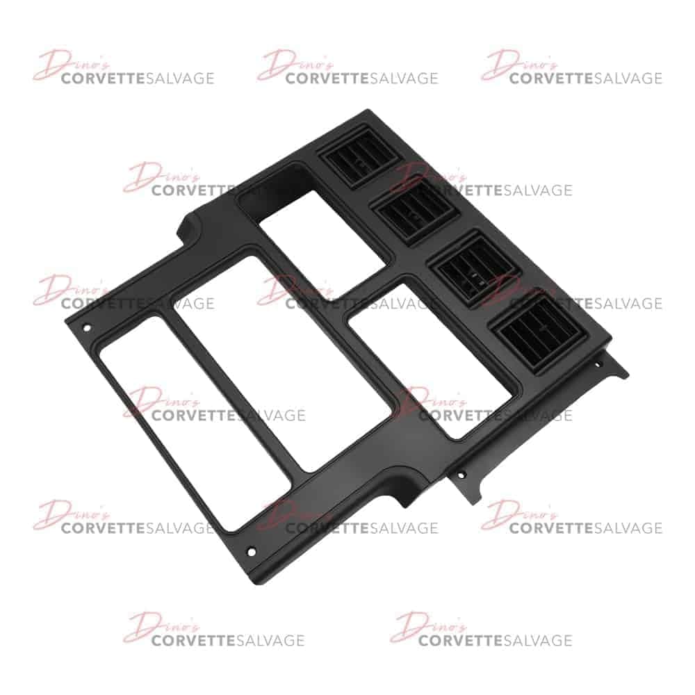 C4 New Center Console Radio Bezel w/ Air Deflectors 1984-1989