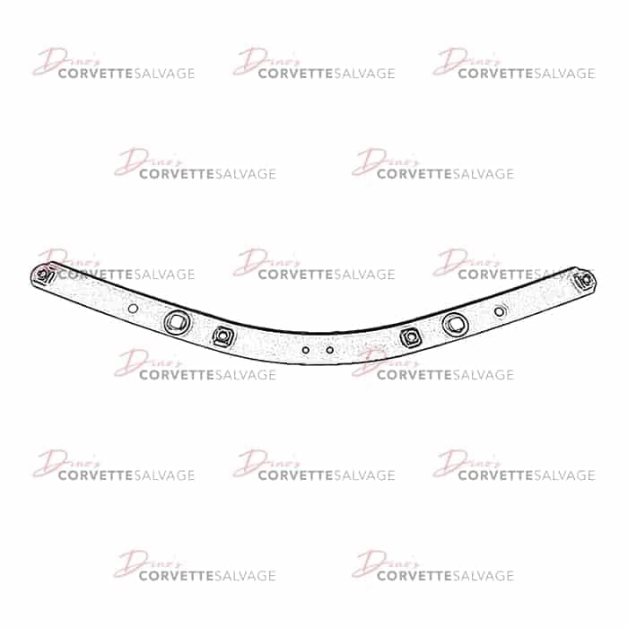 C4 Used Front Bumper Cover Outer Retainer 1984-1990