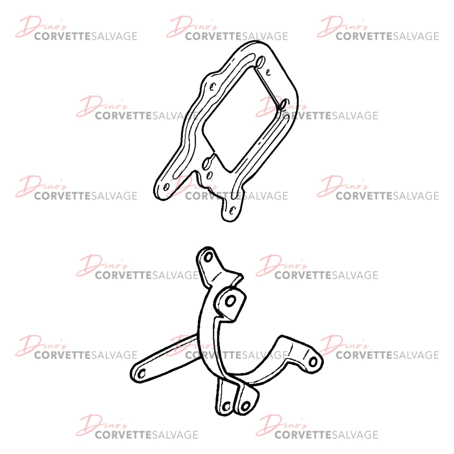 C5 Used Secondary Air Injection Pump Bracket 1997-2004