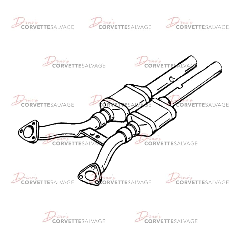 C5 Used Z06 Catalytic Converter Pipe 2002-2004