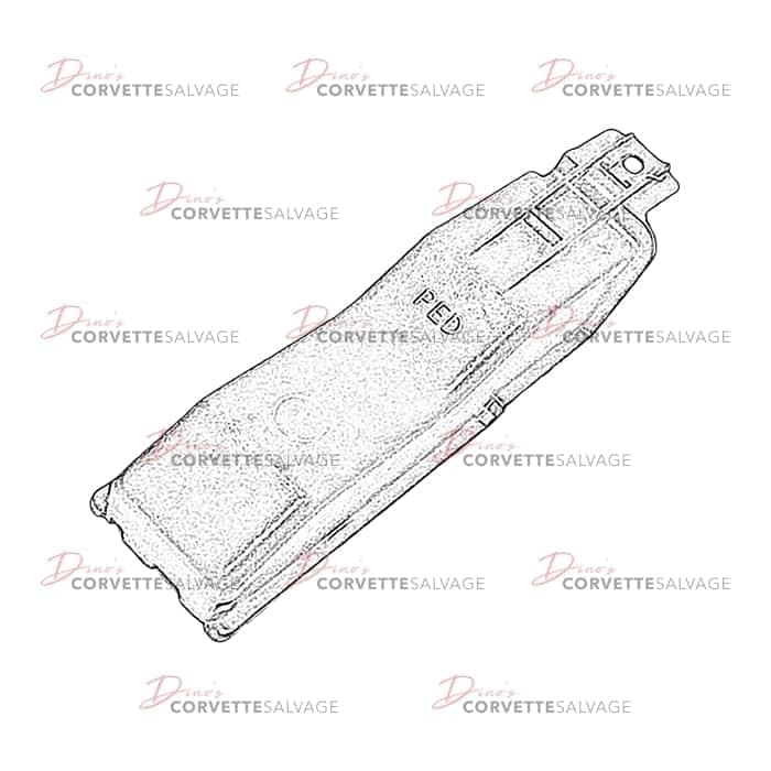 C4 Used Computer Wire Harness Cover 1991-1993