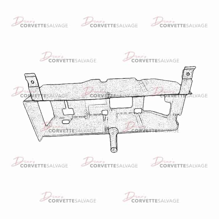 C4 Used Instrument Panel Relay/Fuse Box Housing 1984-1989