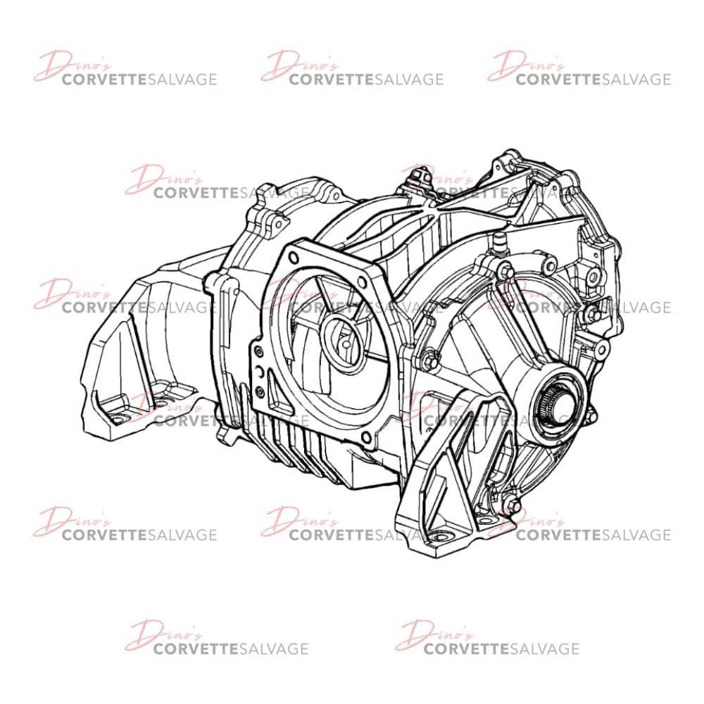 C6 Used 2.73 Ratio Rear Differential without Axle Cooling 2005