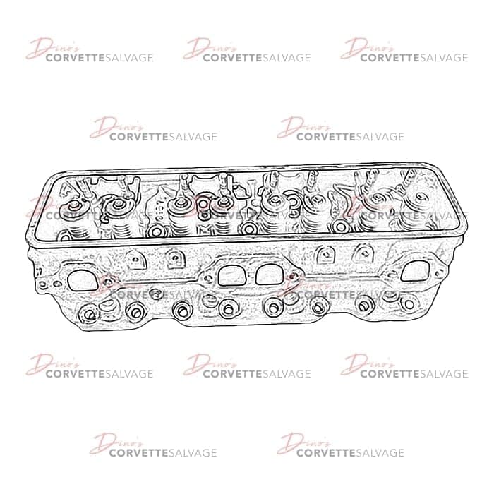 C4 Used L98 D Port Aluminum Head 1988-1991