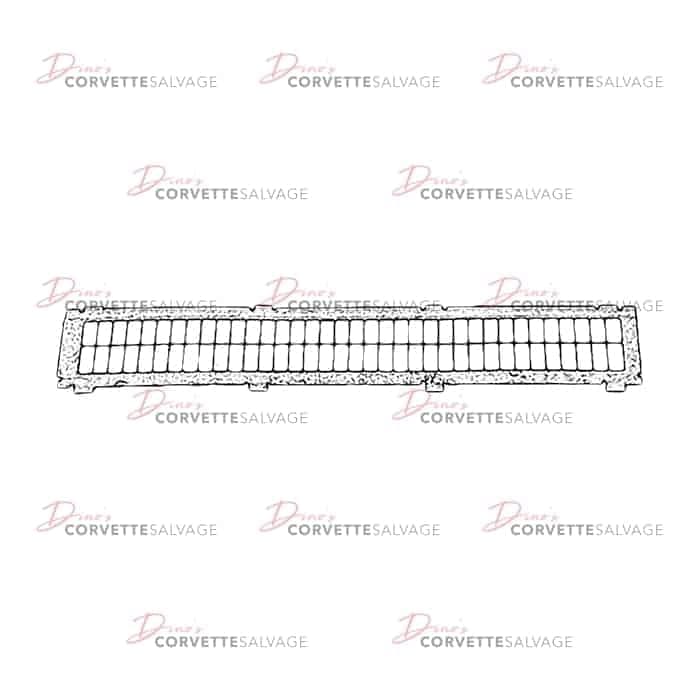 C4 Used Defroster Duct Grille 1984-1989