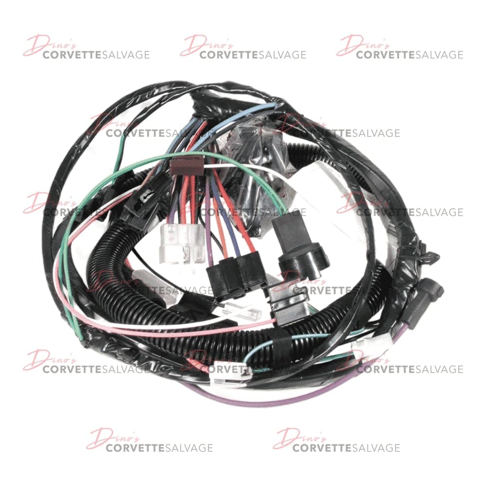 C3 New Manual Engine Wiring Harness 1981