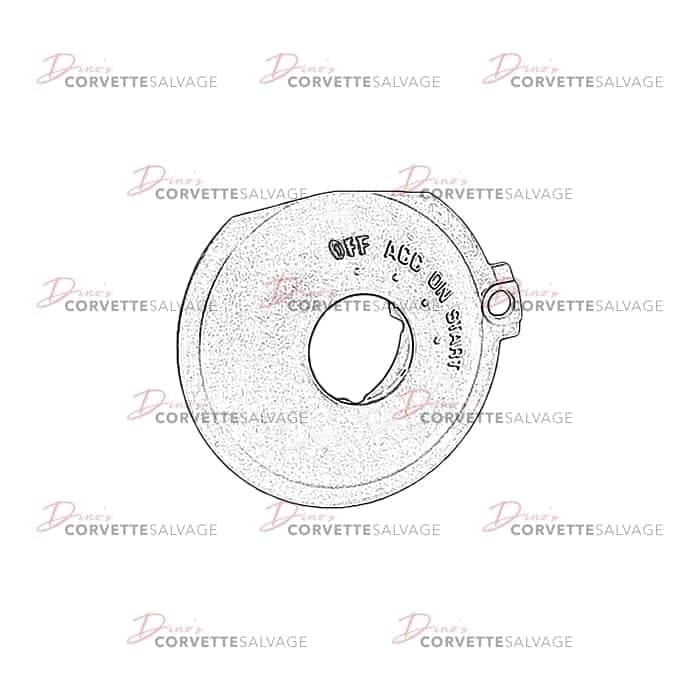 C5 Used Ignition Lock Bezel 1997-2004