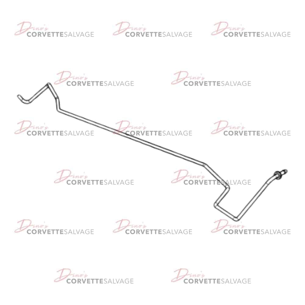 C6 Used Automatic Transmission Fluid Cooler Rear Lower Line 2009