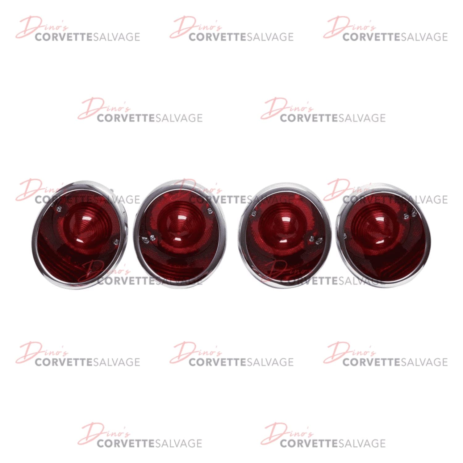 C2 New Rear Tail Light Assembly (Set of 4) 1963-1967