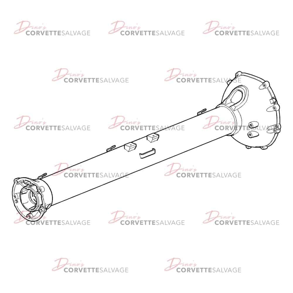 C6 Used Manual Transmission Driveline Torque Tube 2007-2008