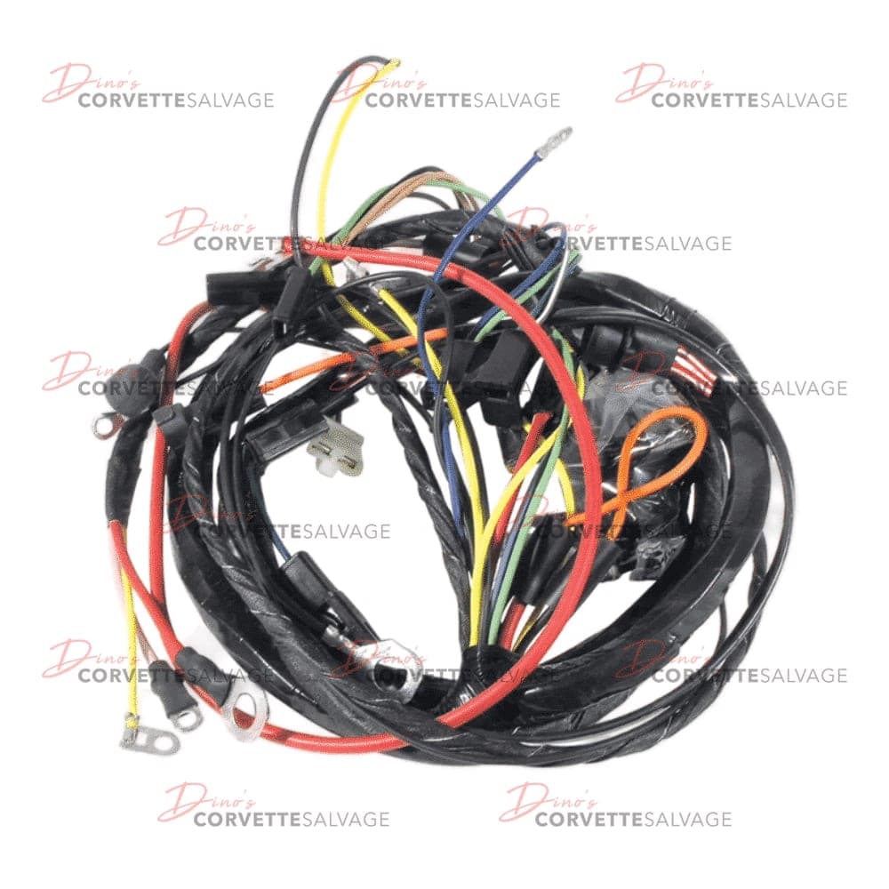 C3 New Manual Engine Wiring Harness 1971