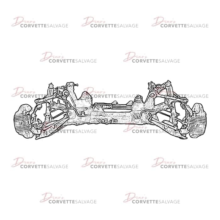 C4 Used Front Suspension Assembly 1988-1996