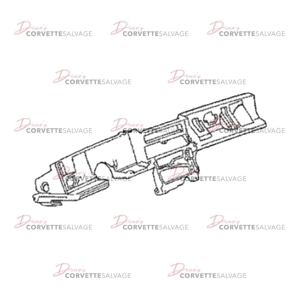 C4 Used Instrument Panel 1984-1989