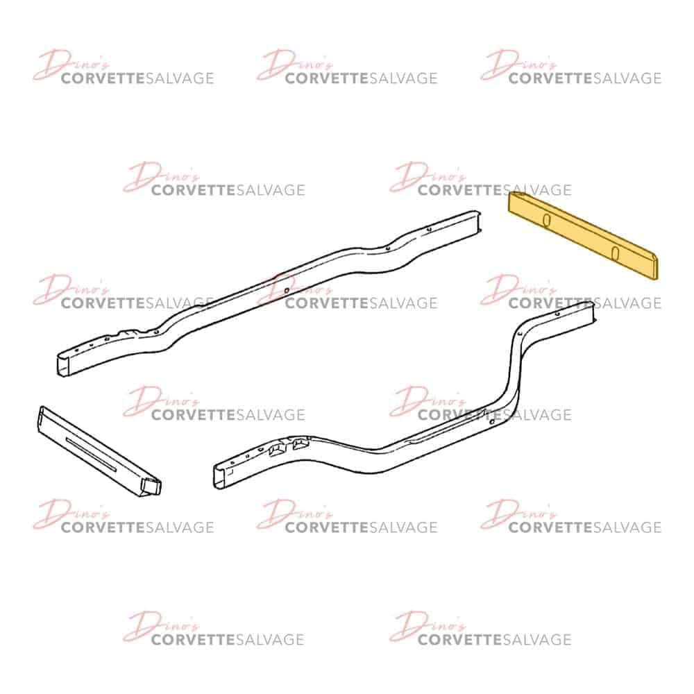 C6 Used Rear Bumper Impact Bar 2005-2013
