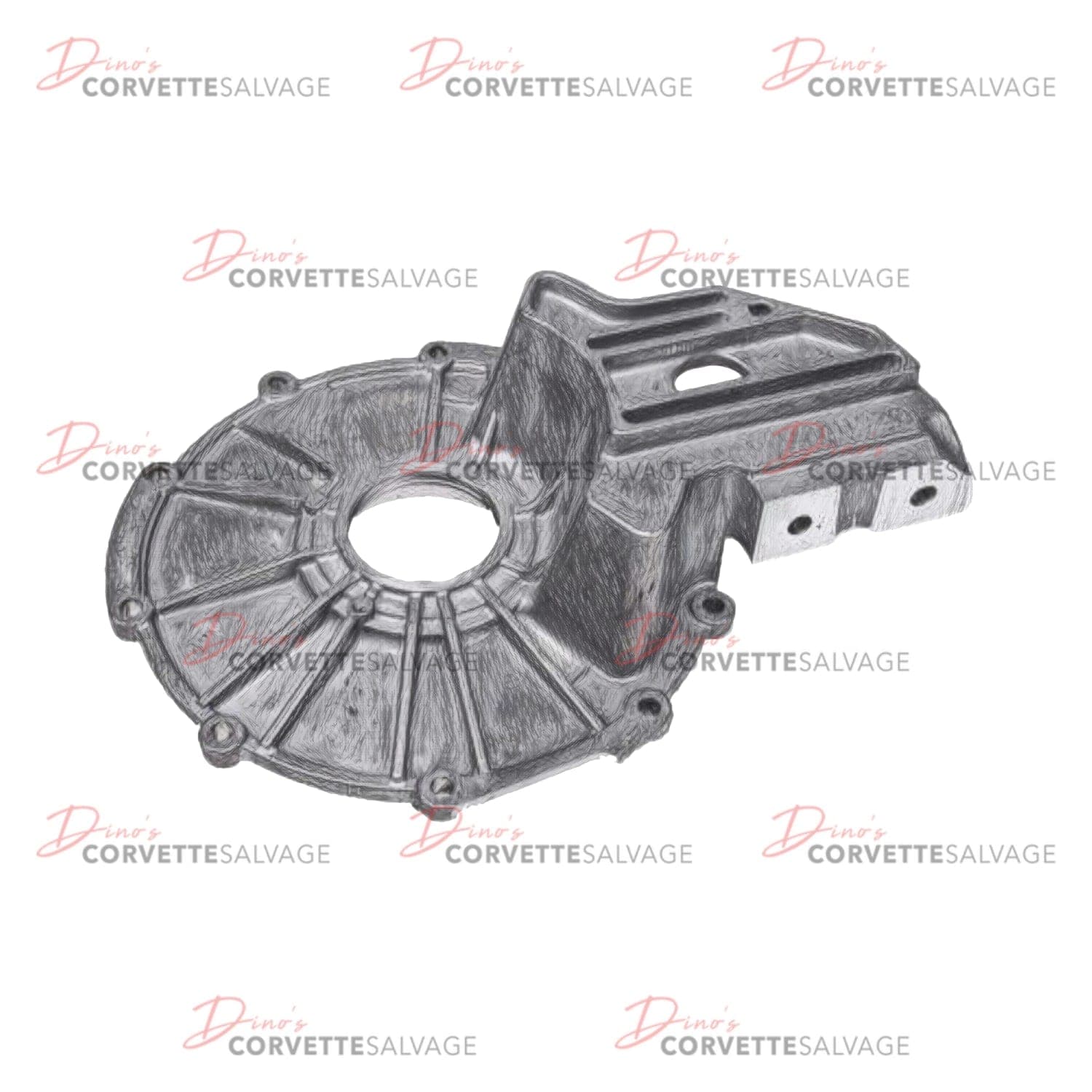 C6 Used Z06, ZR1 Manual Transmission Right Differential Carrier Cover 2006-2013