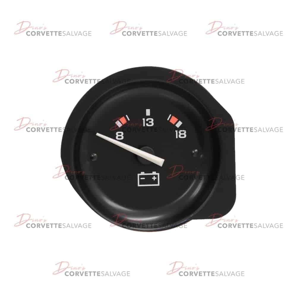 C3 New Battery Voltmeter Gauge 1978-1982