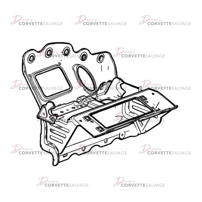C7 Used Airbag Mount Bracket 2014-2019