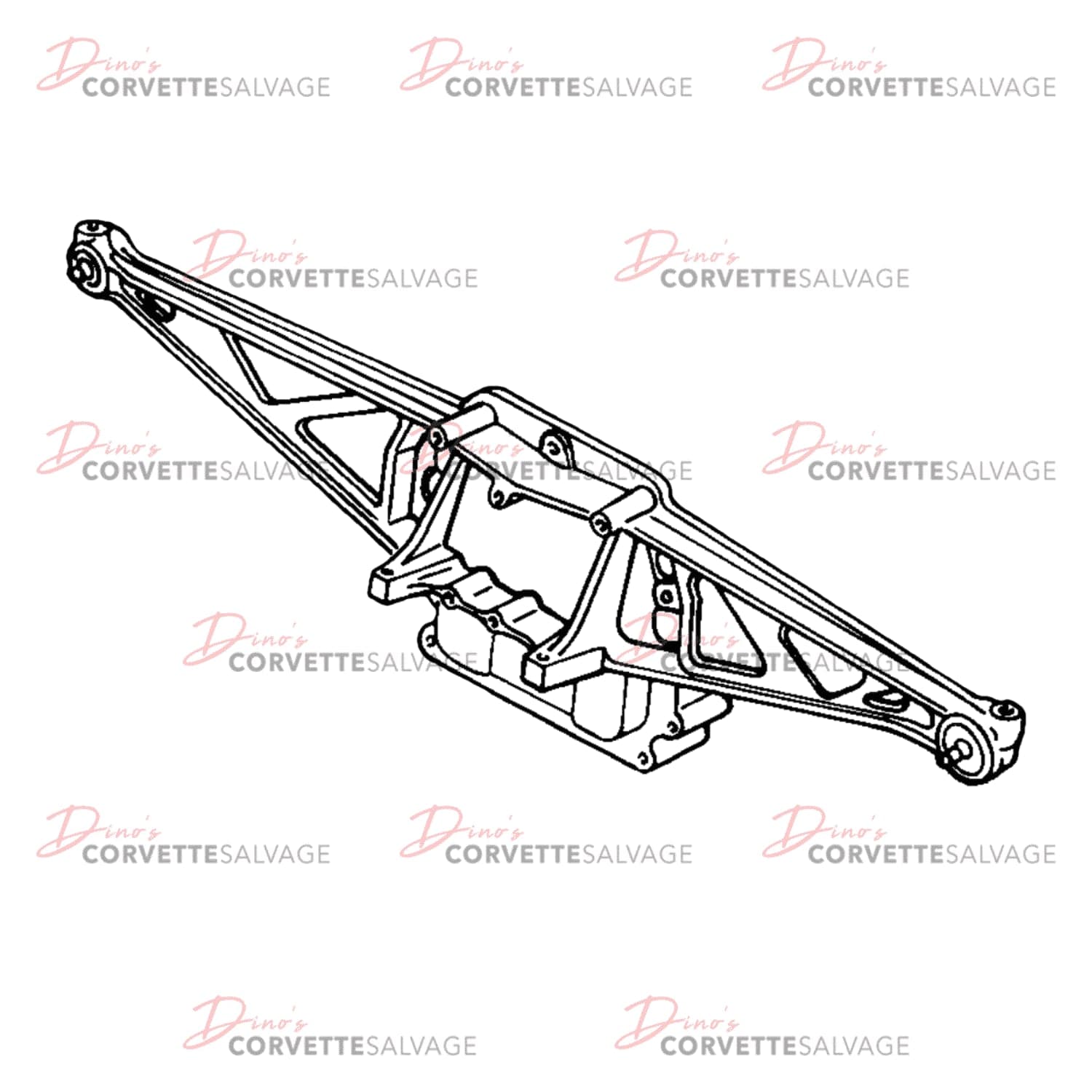 C4 Used Rear Axle Housing Cover 1984-1996