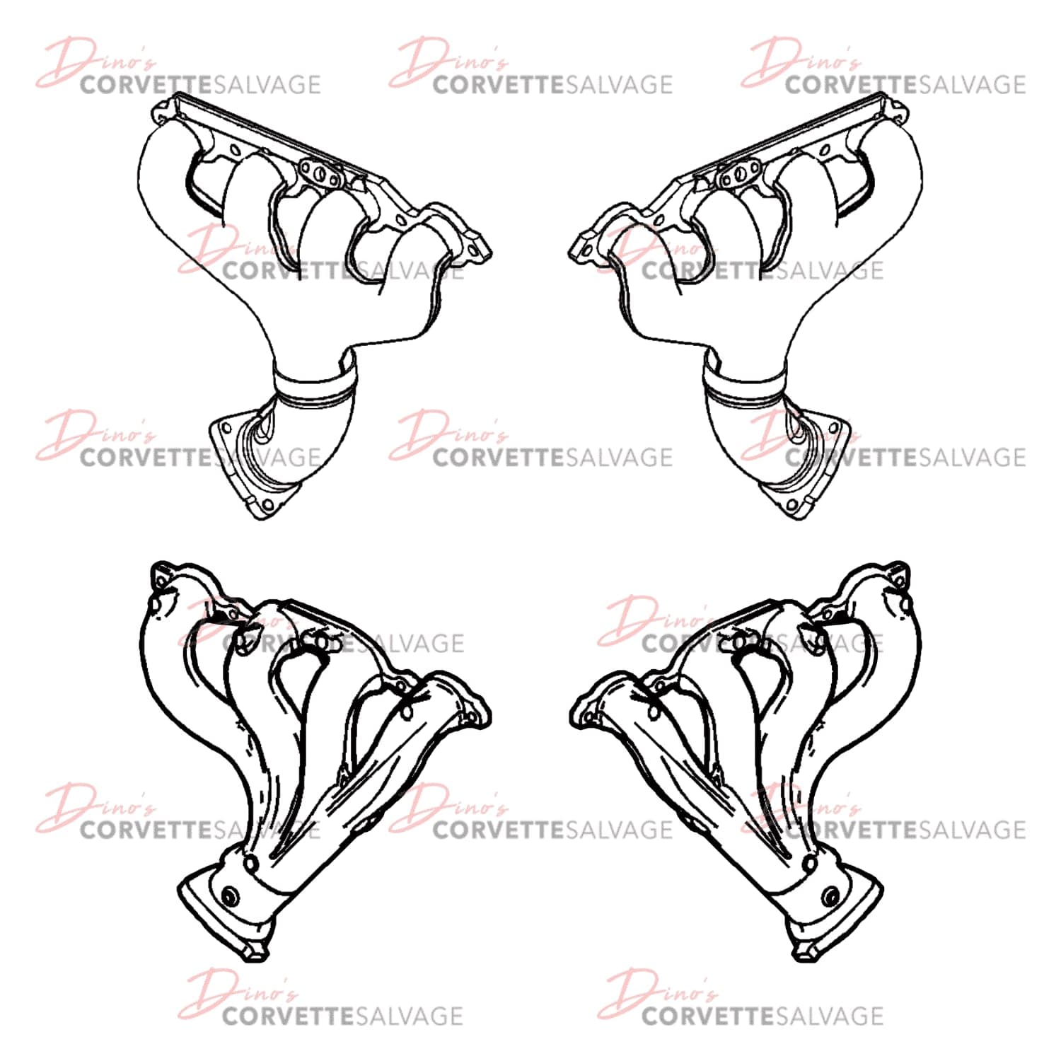 C5 Used Engine Exhaust Manifold 1997-2004