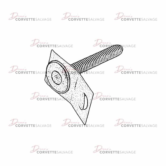 C4 Used Front Air Cleaner Duct Screw 1985-1989