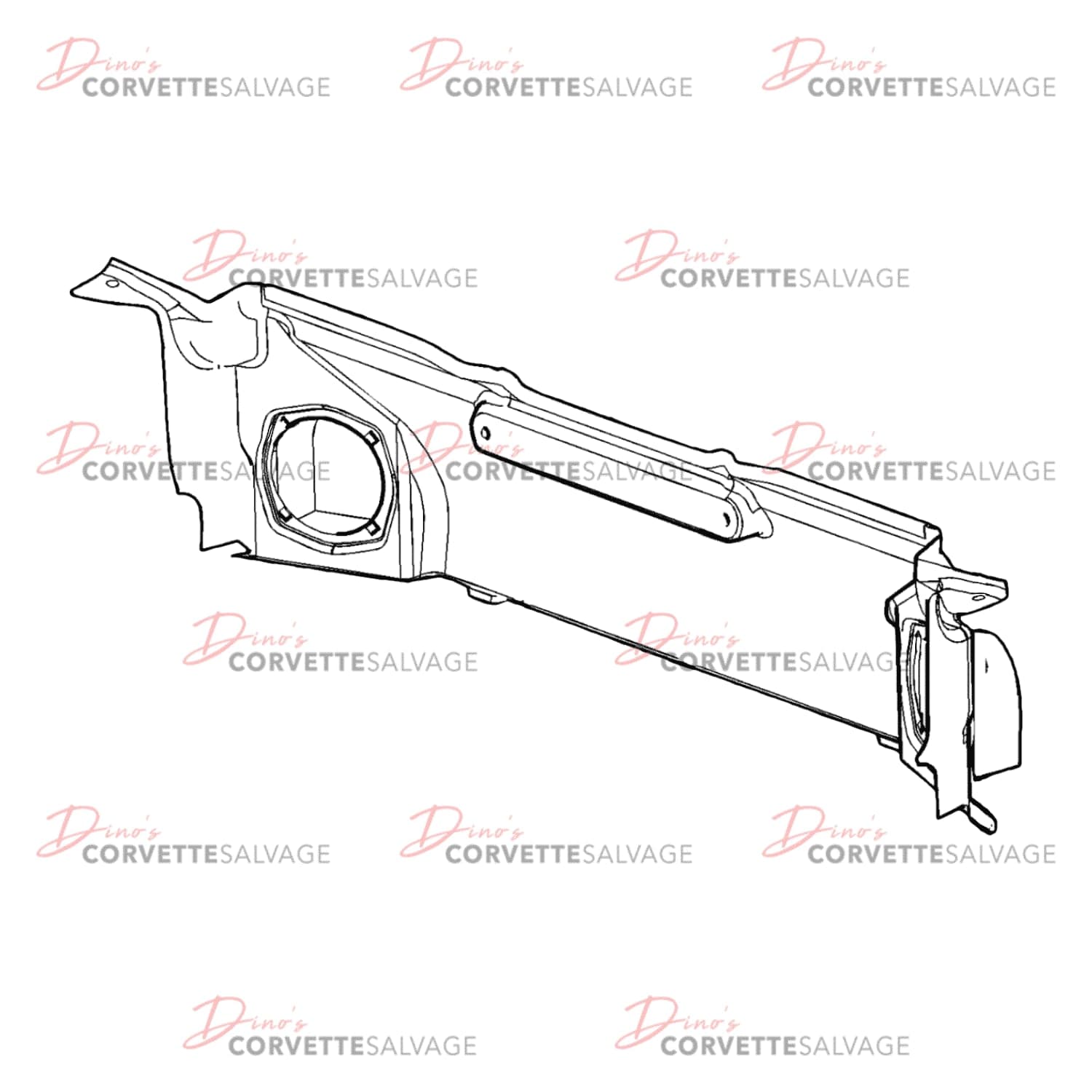 C6 Used Convertible Rear Compartment Closeout Panel 2005-2013