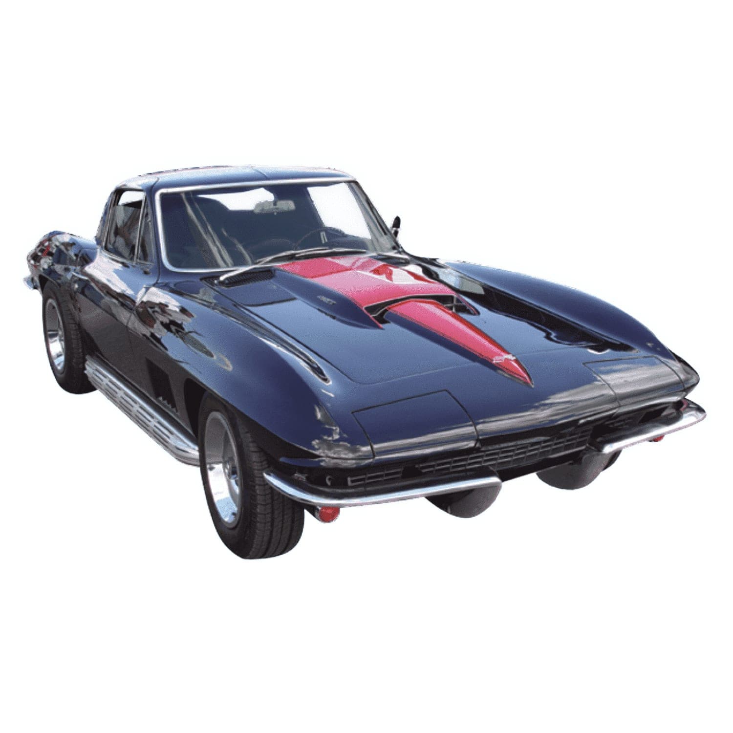 C2 New Big Block Stinger Hood Stencil Kit 1967