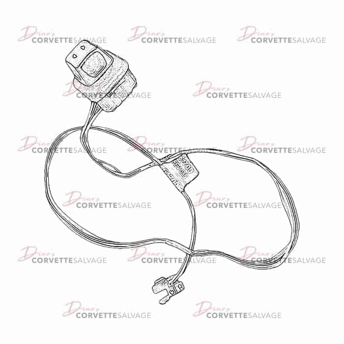 C5 Used Telescoping Steering Column Switch 1999-2004