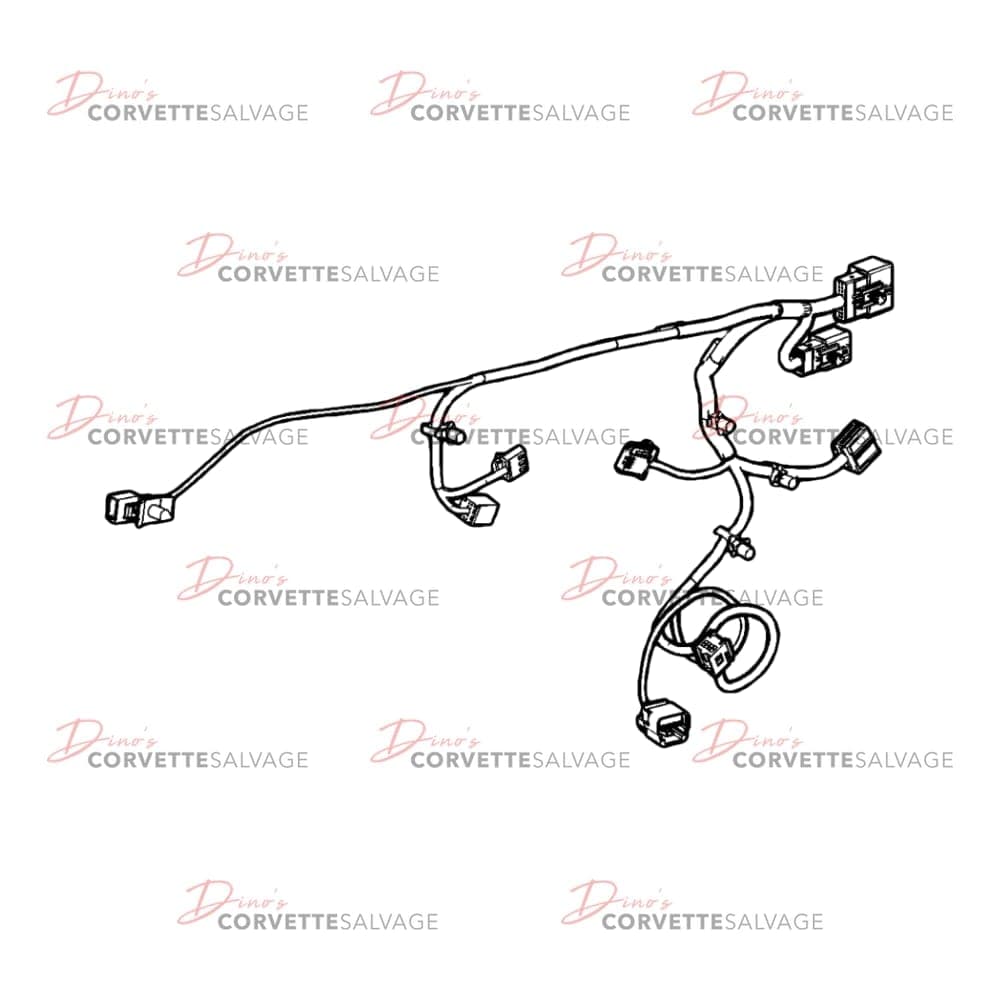 C7 Used Driver-Side Door Wiring Harness with Memory 2014-2019