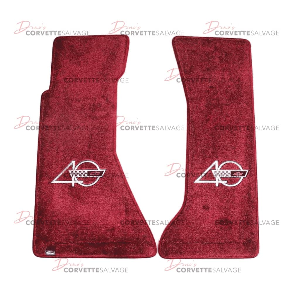 C4 New Lloyd Ultimat Floor Mat Set with 40th Anniversary Emblem 1993