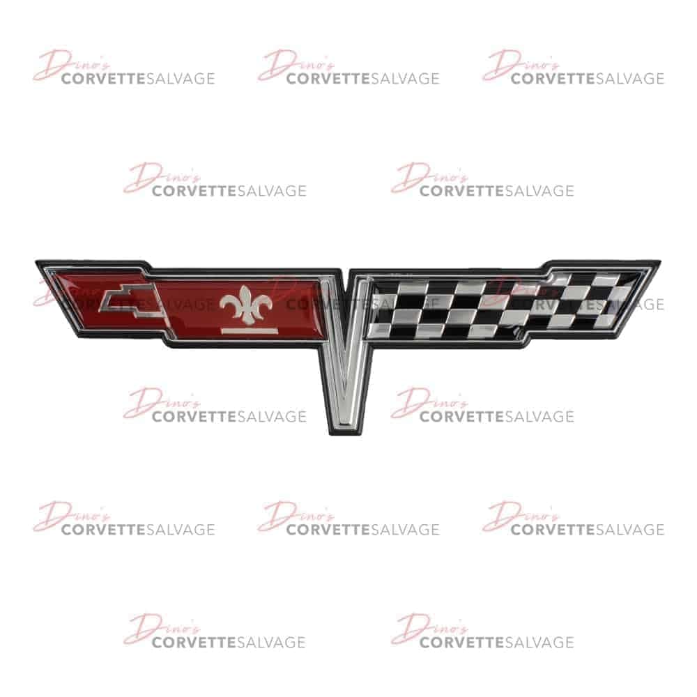 C3 New Fuel Door Emblem 1980