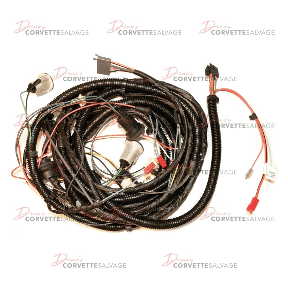 C3 New Taillight Wiring Harness with Rear Defroster 1981
