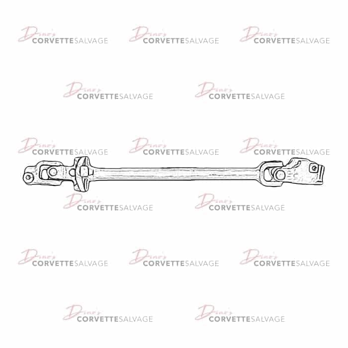 C4 Used Steering Gear Coupling Shaft 1992-1996