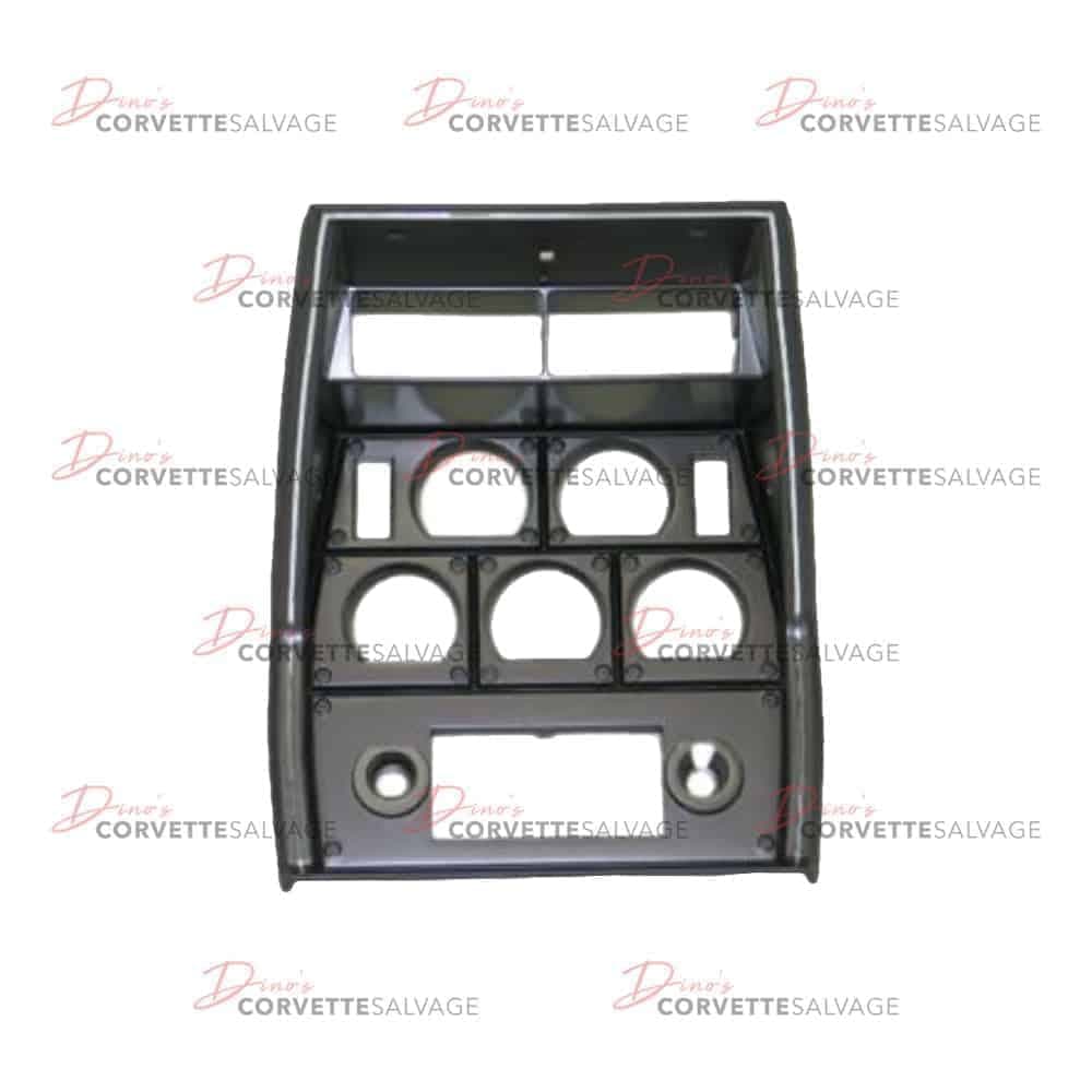 C3 New Instrument Cluster Bezel w/ Oil & Temperature Gauge 1982