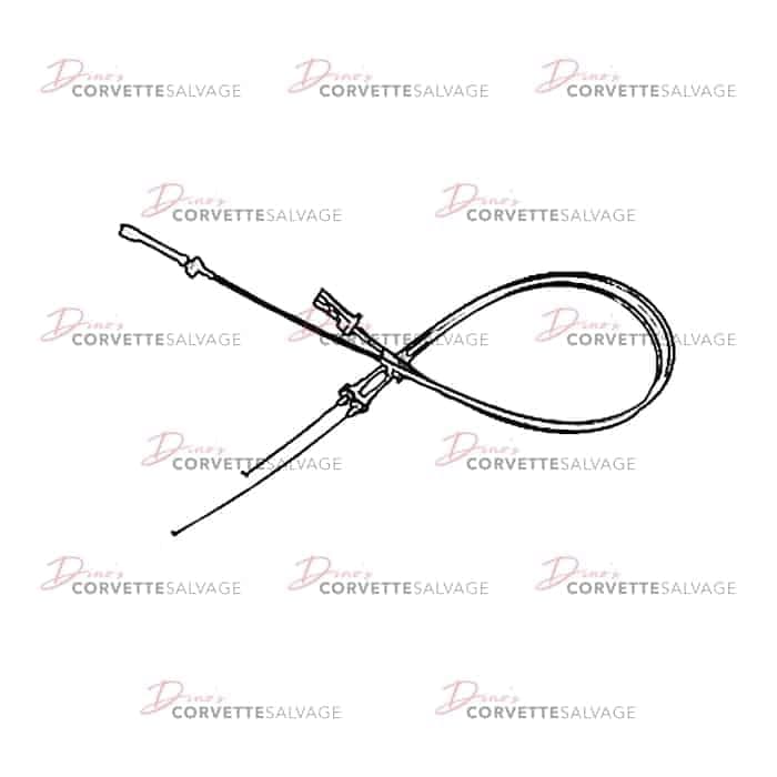 C4 Used LT5 Cruise Control Cable 1990-1991