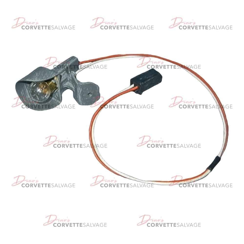 C3 Used Courtesy Light Socket Under Dash 1978-1982