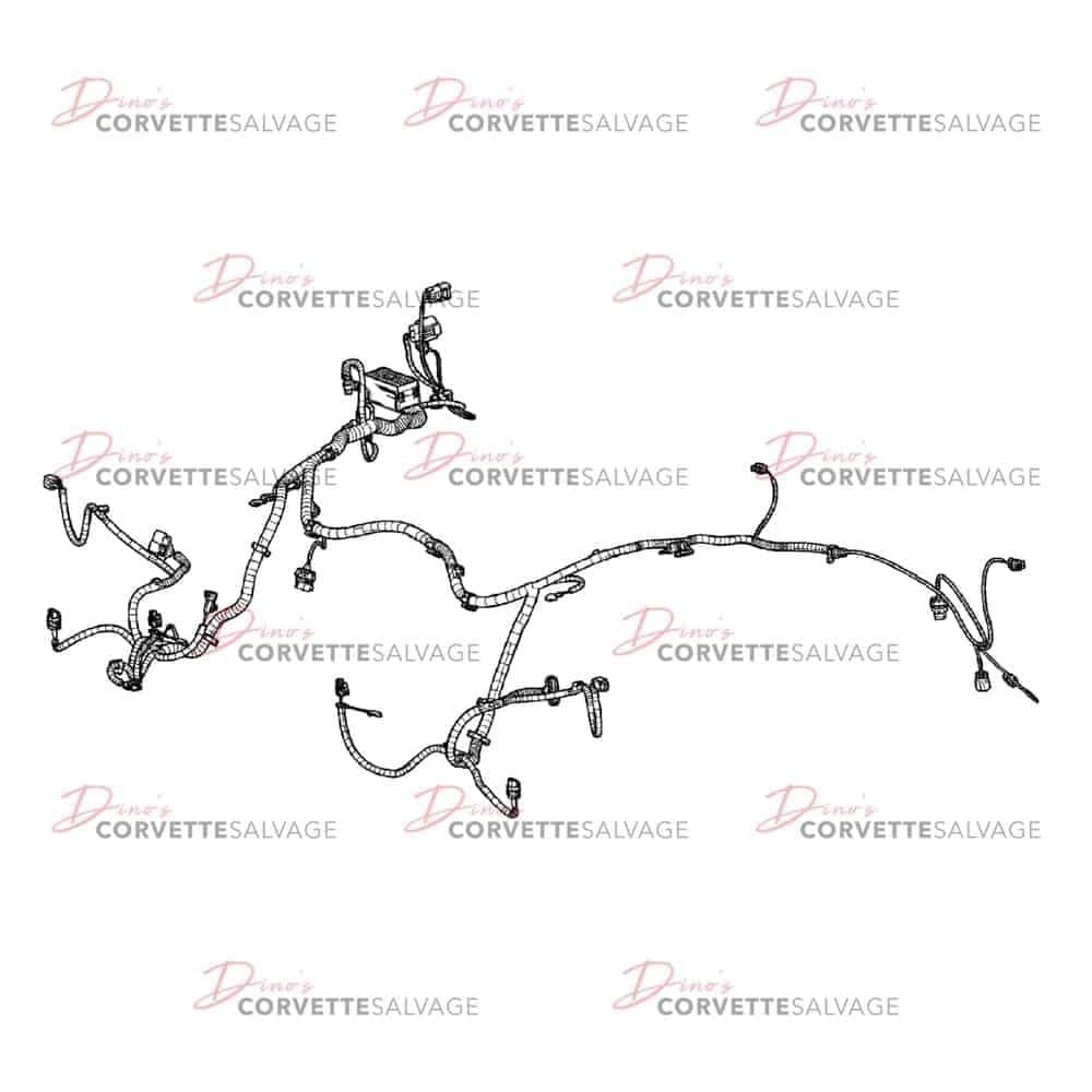 C6 Used Forward Lamp Wiring Harness 2008-2011