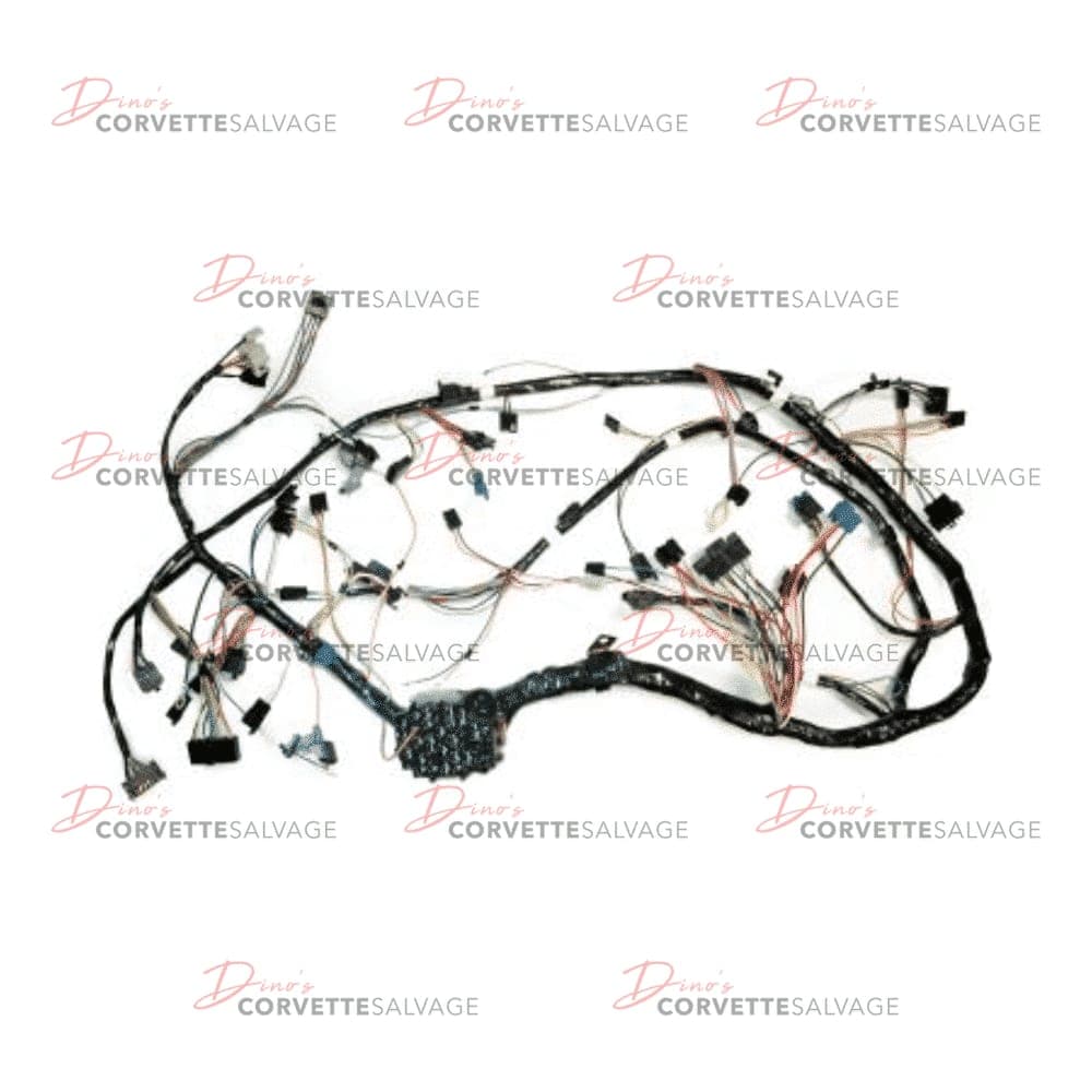 C3 New Manual Transmission Dash Wiring Harness 1981