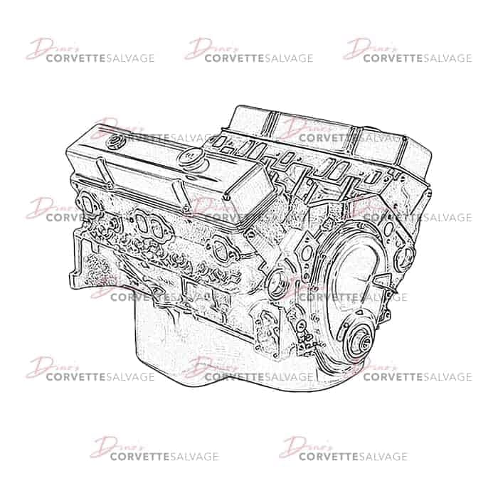 C3 Used L48 Engine Assembly 1975-1980