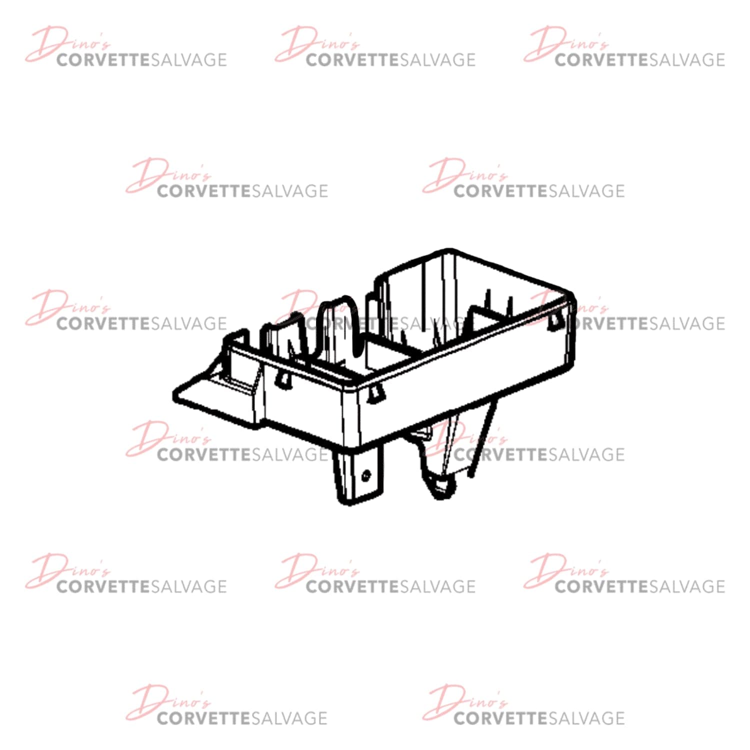 C6 Used Fuse Block Bracket 2005-2013