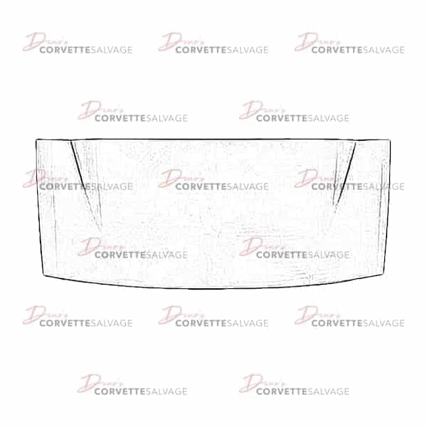 C6 Used Convertible Trunk Lid 2005-2013