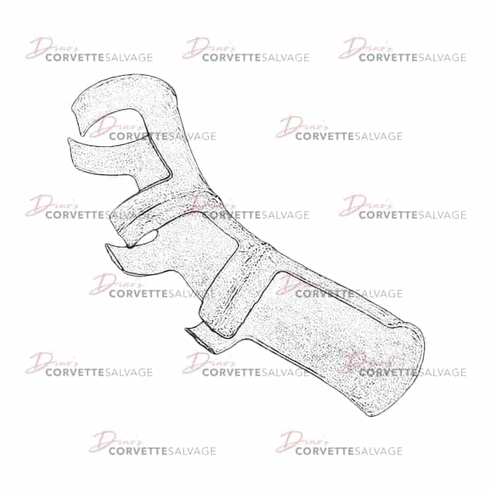 C4 Used Lower Radiator Hose Guard 1984