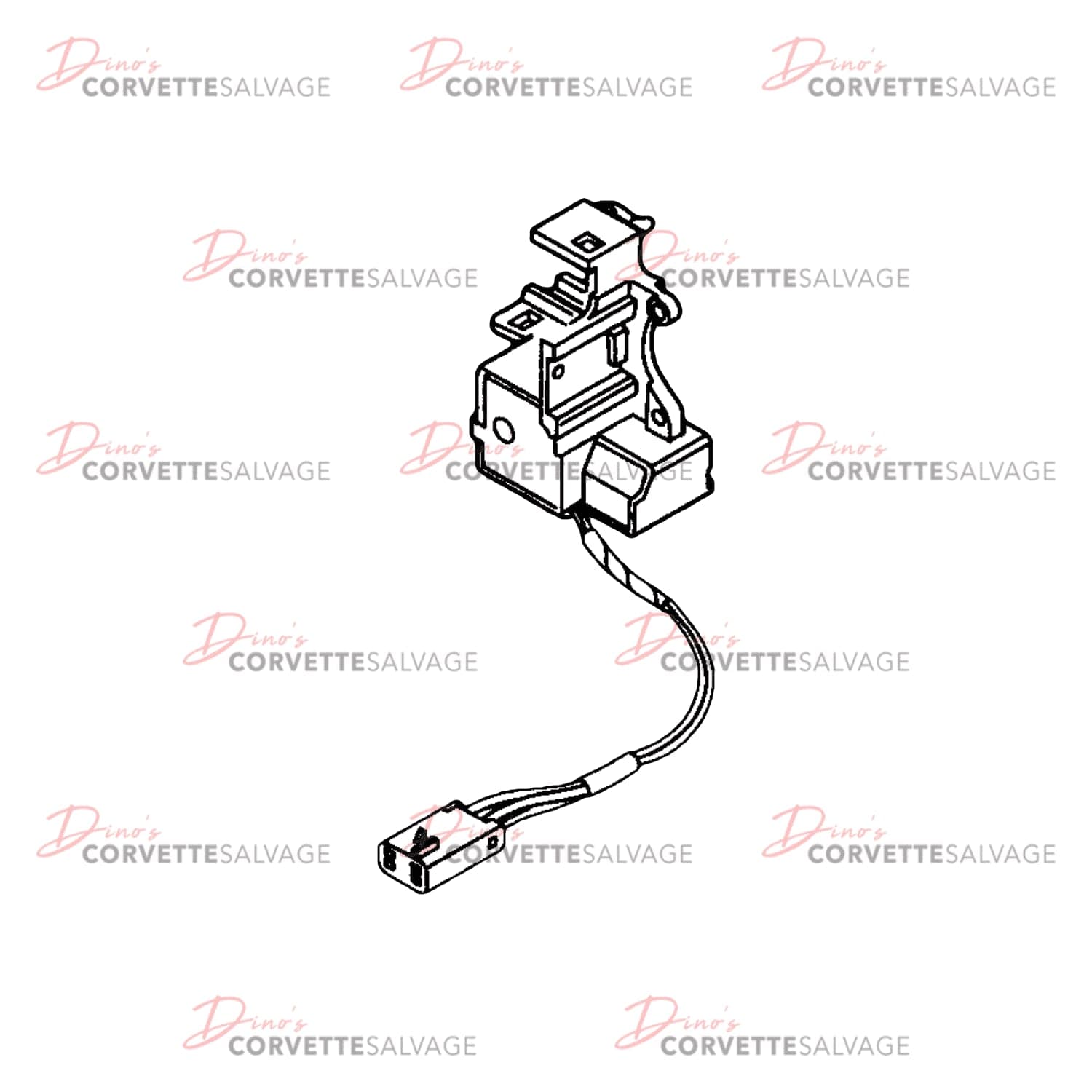 C5 Used Steering Wheel Theft Deterrent Lock 1997-2004