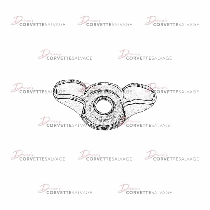 C2-C3 Used Air Cleaner Nut 1963-1981
