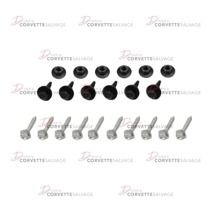 C4 New Front Air Deflector Hardware Kit 1991-1996