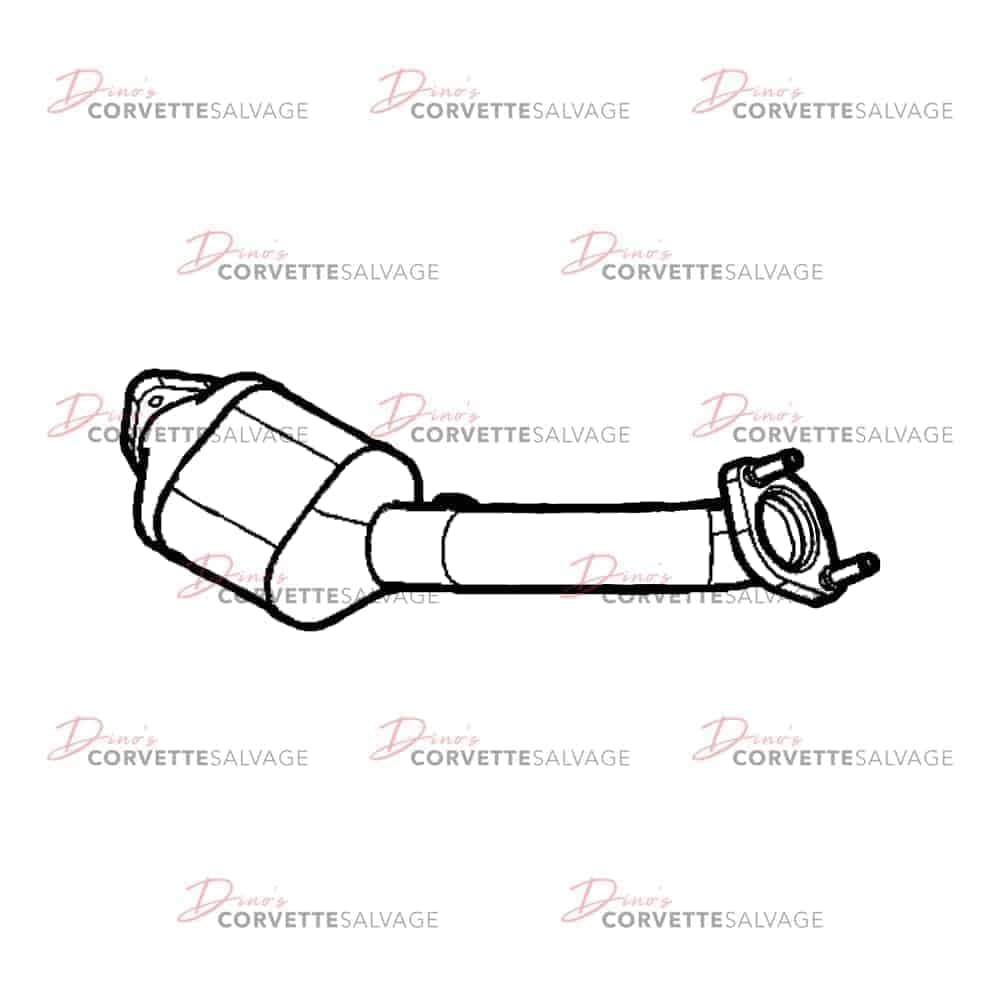 C6 Used Driver-Side Catalytic Converter 2005-2011