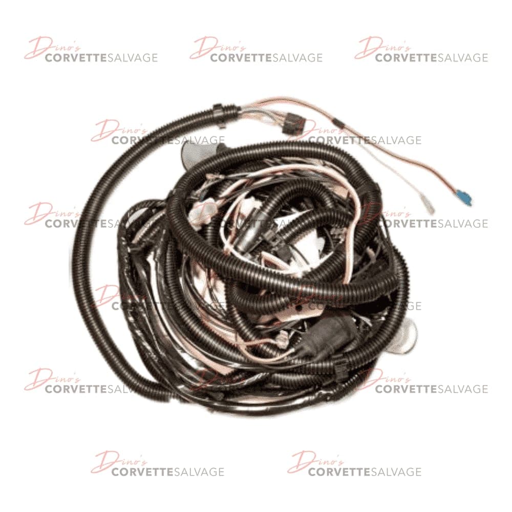 C3 New Rear Body & Taillight Wiring Harness without Rear Window Defroster 1982