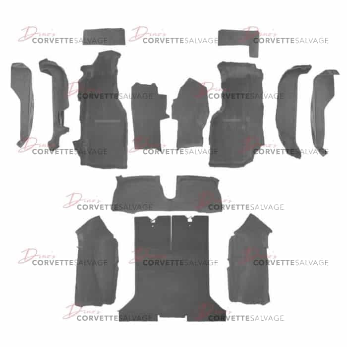 C4 New Coupe Full Carpet Set w/ Mass Backing 1990-1991
