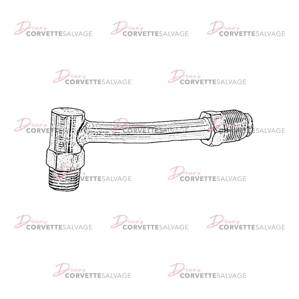 C4 Used Driver-Side Secondary Air Injection Check Valve Pipe 1992-1996