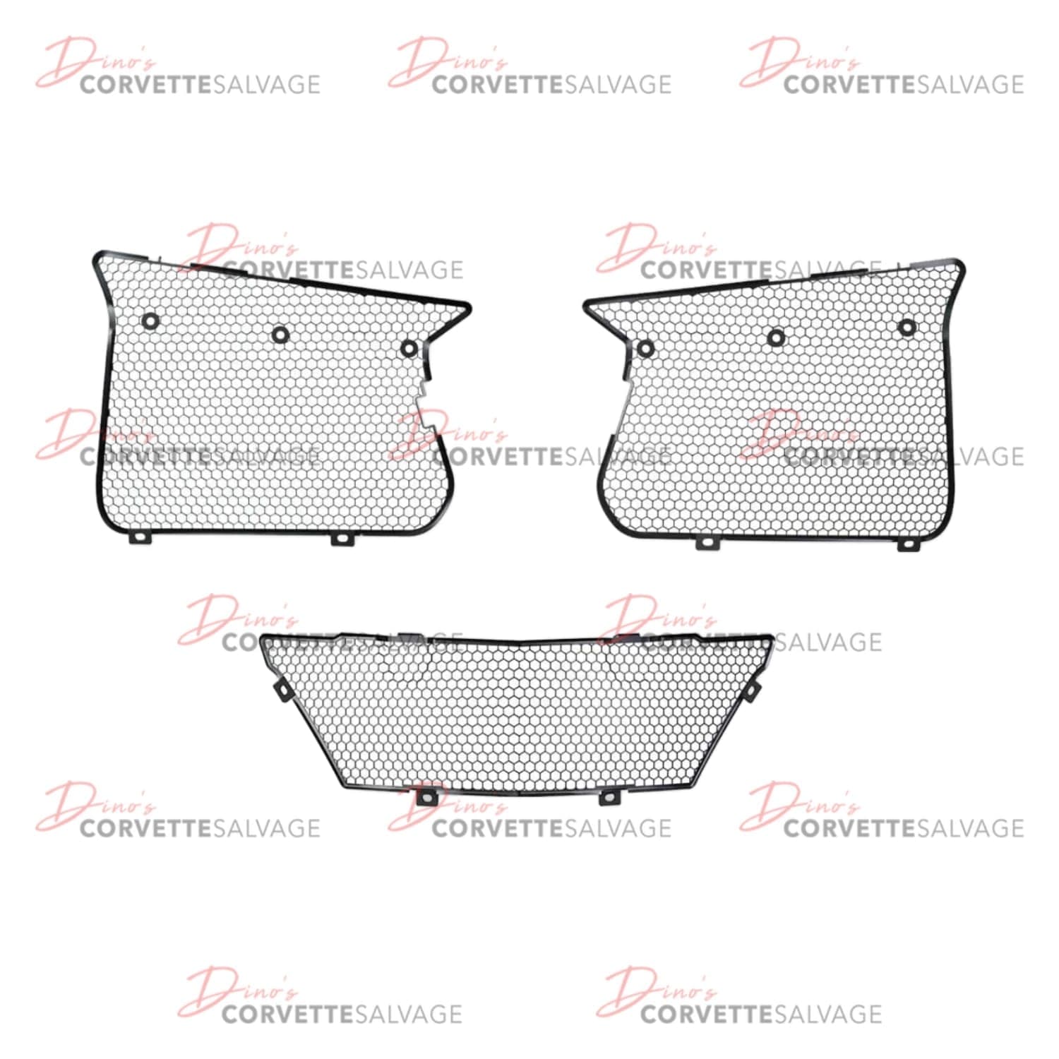 C8 New Z06, E-Ray Front Radiator Guards 2023-2025